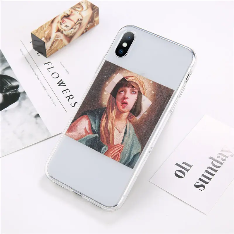 6437 Lovebay для iPhone 7 чехол с прозрачными буквами для iPhone 6 6S 7 8 Plus 11 Pro X XR XS Max 5 5S SE мягкий чехол для телефона TPU задняя крышка - Цвет: 6437