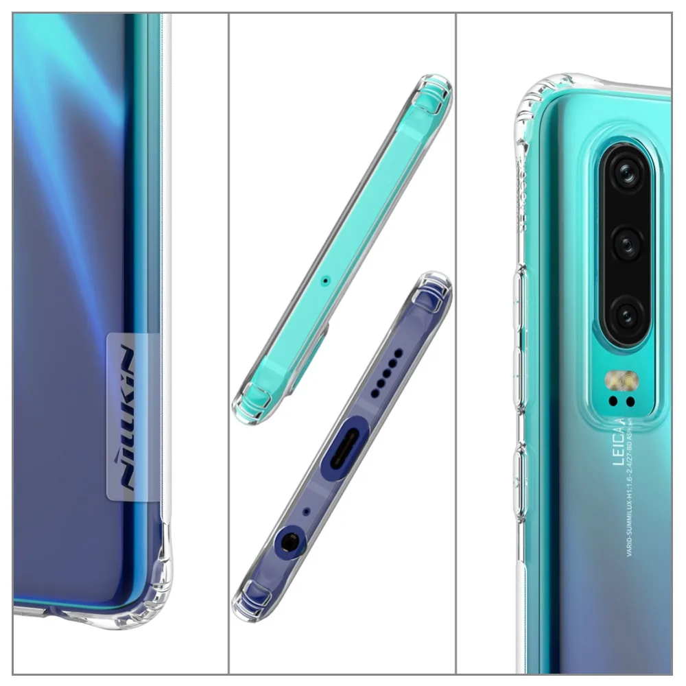 Nillkin Clear Phone Cases For Huawei P30 Pro Nature Soft Slim TPU Transparent Back Cover Casing Coque Case |