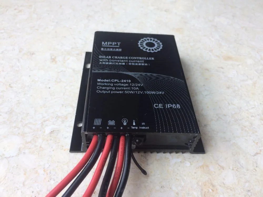 Бесплатная доставка! Водонепроницаемый IP68 10 ампер 12 В 24 в солнечные панели