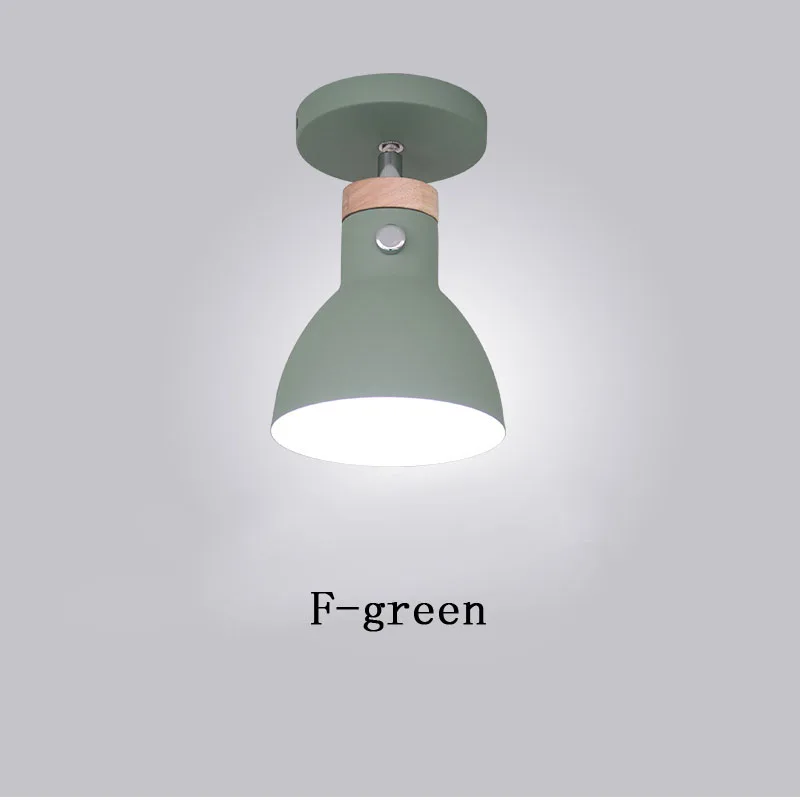 F-green Светильник потолочный плафоны для люстры освещение для дома лофт декор минимализм люстра потолочная в гостинную светильник потолочный ретро лампа круглая спот плафоны для люстры - Цвет корпуса: F-green