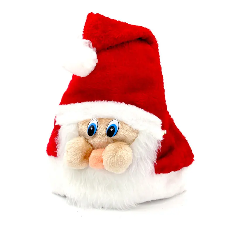Рождество Шляпы Санта Клаус Аксессуары поставки Украшения партии фланель зимняя