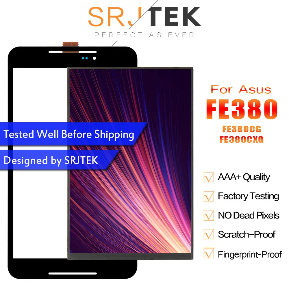 Srjtek для Asus Fonepad 8 FE380 FE380CG FE380CXG K016 планшетный ПК ЖК дисплей + сенсорный экран