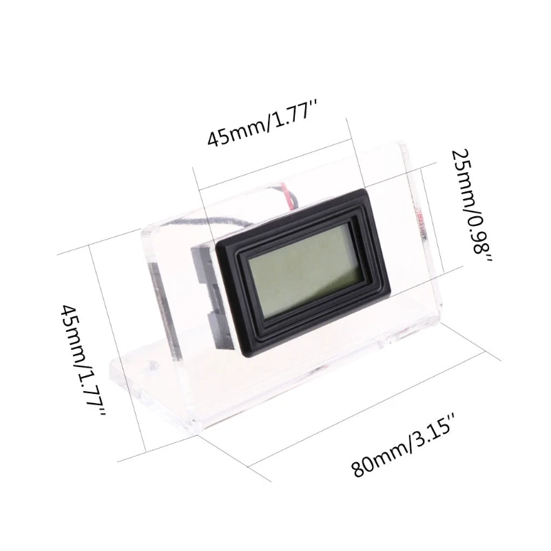 Цифровой термометр измеритель температуры G1/4 + рамка для ПК компьютера водяного