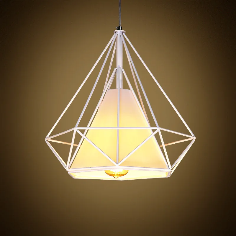 E27 Iron Clothes Pendant Lights Lamparas Colgantes Pendientes Suspension Luminaire Iluminacion Vintage Dining 16 | Лампы и освещение