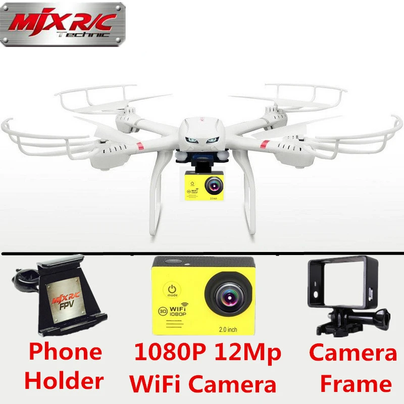 MJX X101 Радиоуправляемый Дрон с Камера 4 К Профессиональный FPV Квадрокоптер Дроны HD