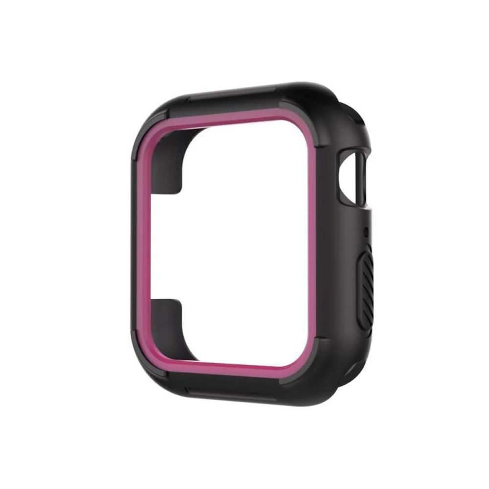 Защитный чехол для Apple watch 4 44 мм 40 iwatch band series сменный силиконовый защитный из ТПУ с