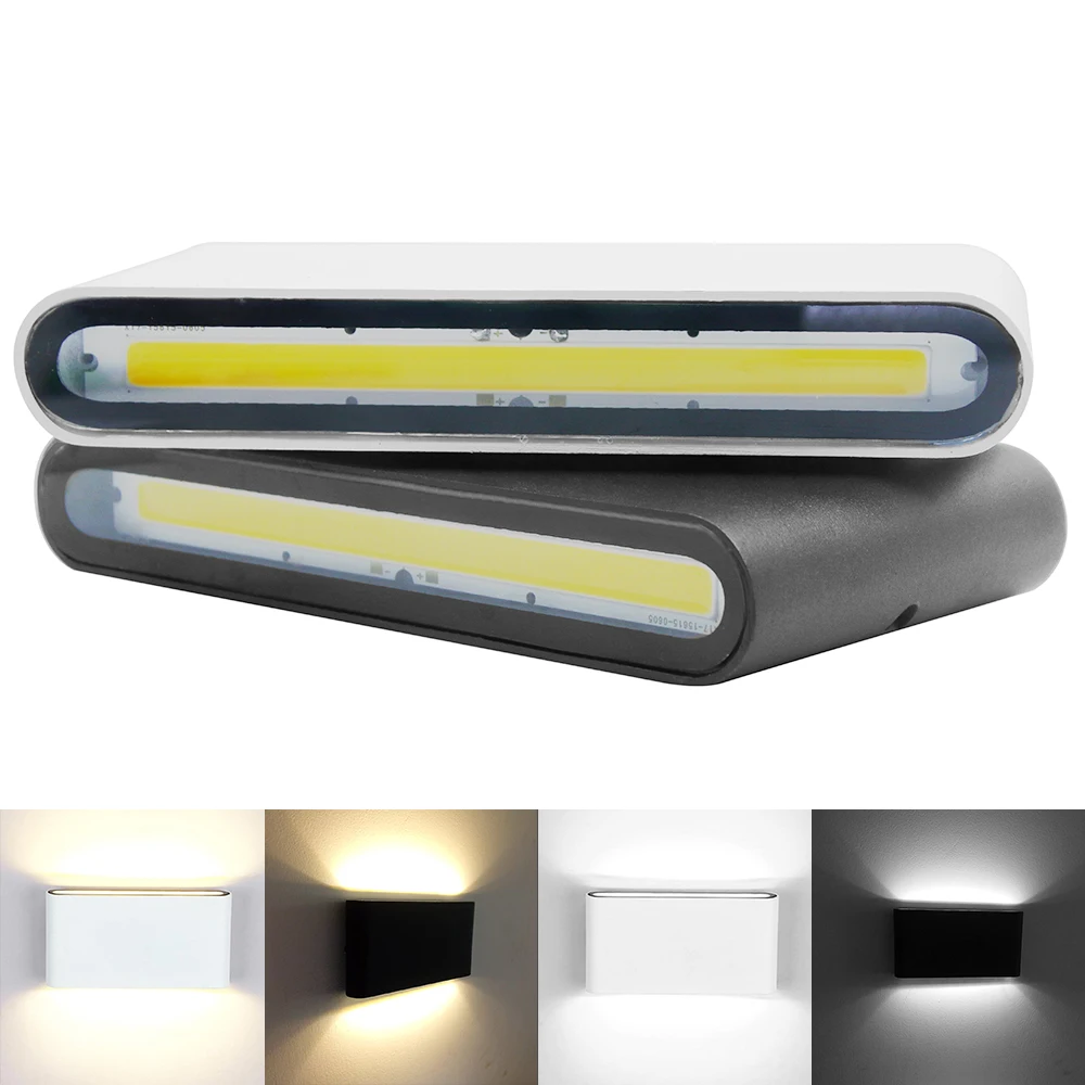 

Modern Indoor And Outdoor Waterproof IP65 6W 12W COB LED Wall Lamp Double-head Aluminum Alloy Bedroom Corridor Wall Lights