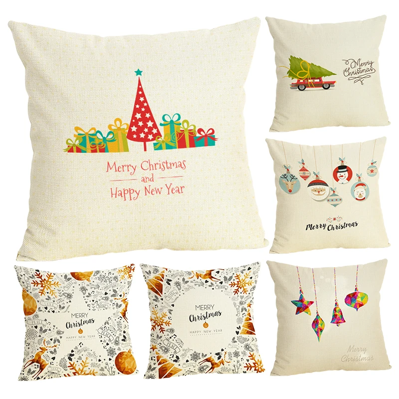 Милый наволочка в скандинавском стиле на заказ для подушки из льна и хлопка