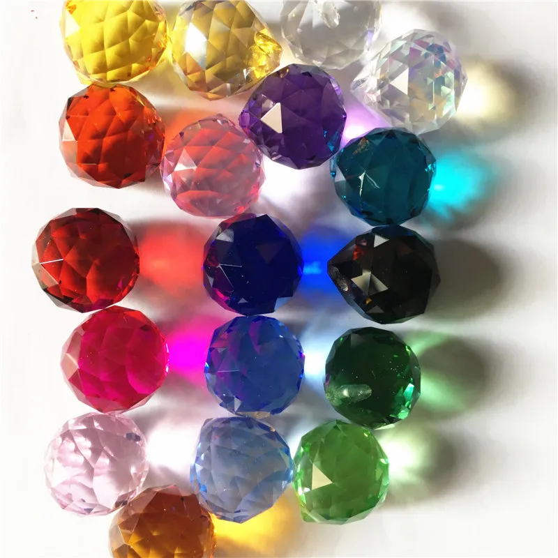 Гладкий стеклянный шар высокого качества 100 шт./лот смешанный цвет 20 мм 1