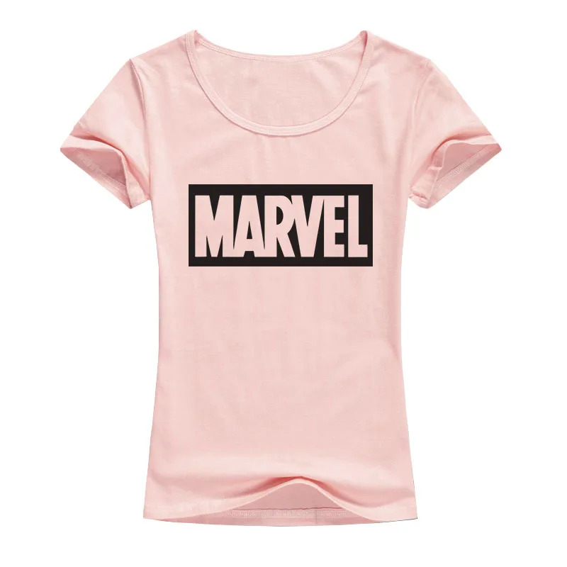 Брендовая футболка Marvel женские топы футболки наивысшего качества эластичная