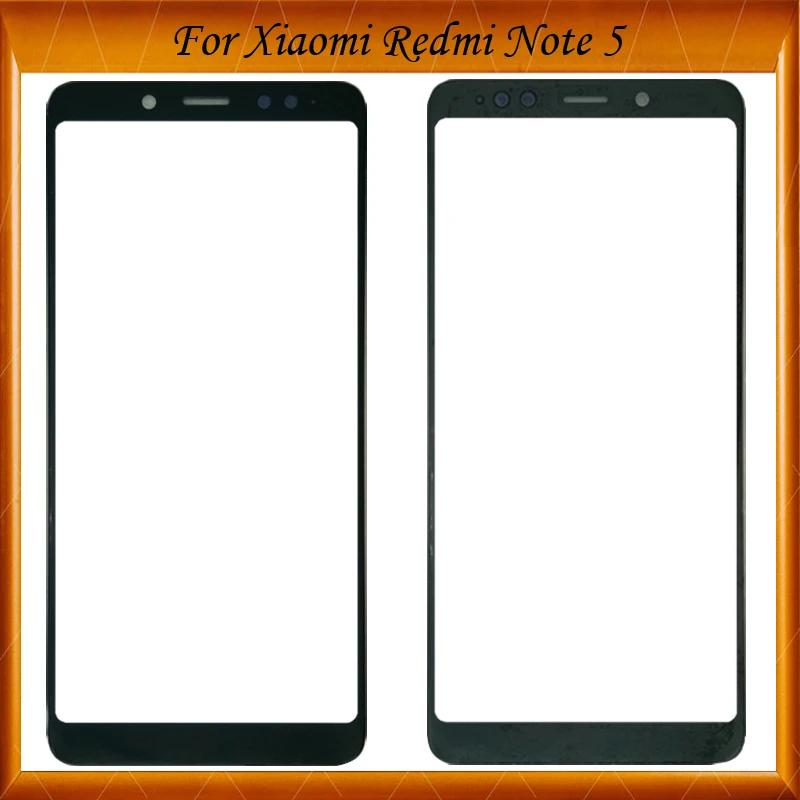 Переднее стекло с объективом для Xiaomi Redmi 5 / Plus Note Pro|Сенсорные панели (тачскрин)| |