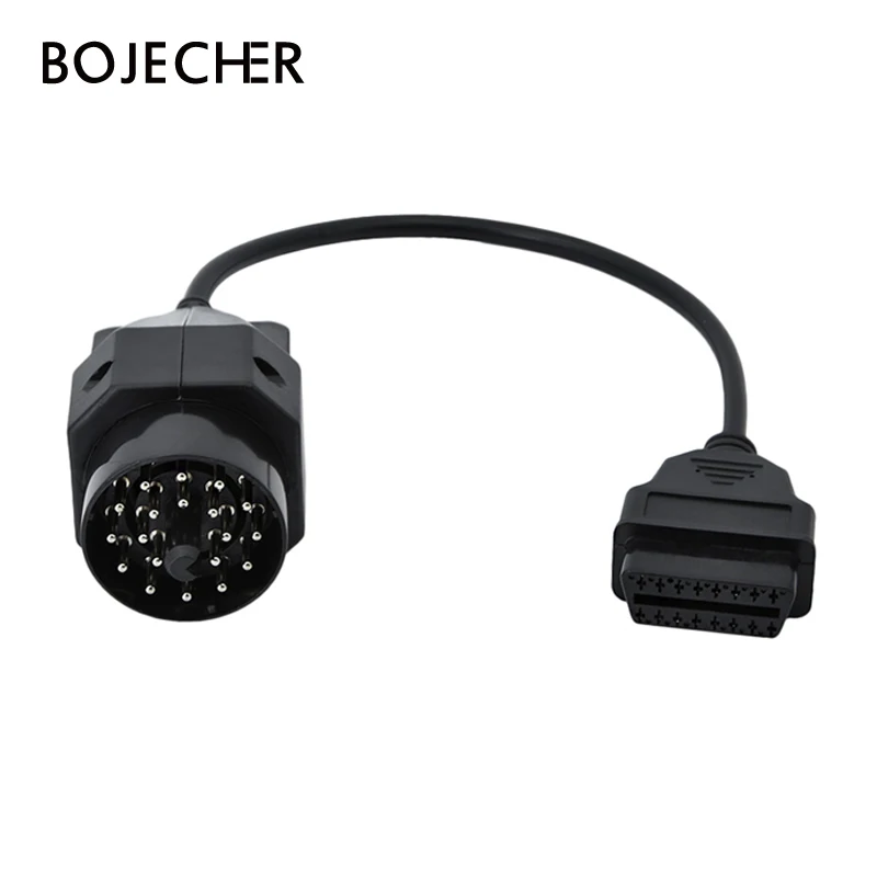 Для BMW 20Pin к OBD2 16Pin гнездовой разъем полный штырь Подходит для 20 Pin OBDII 16