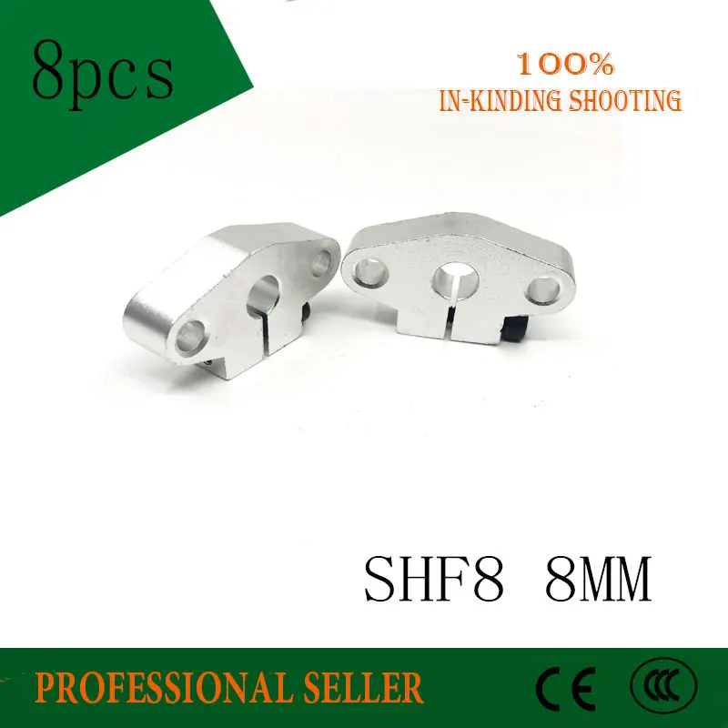 

8pcs/lot Free shipping SHF8 8mm shaft support linear rail support CNC Router for 3D printer