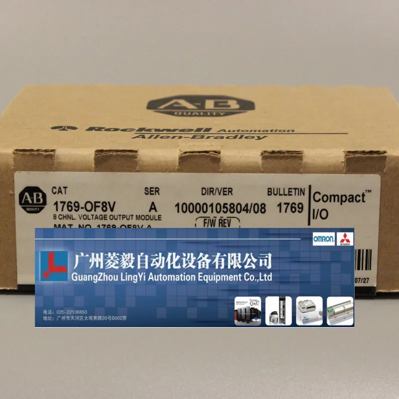 A B PLC 1769-OF8V (Новый оригинал) 100% Новый На складе в коробке с гарантией на один год |