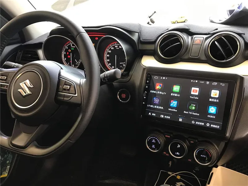 Yulbro 9 дюймов четырехъядерный android автомобильный мультимедиа для Suzuki Swift 2017 dvd Авто