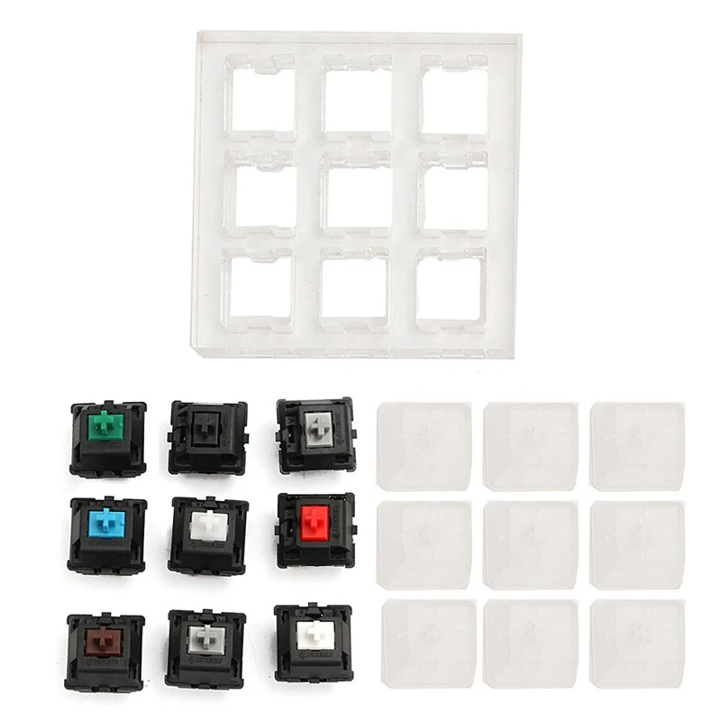 Акриловый прибор для проверки клавиатуры пластиковый пробоотборник Keycap