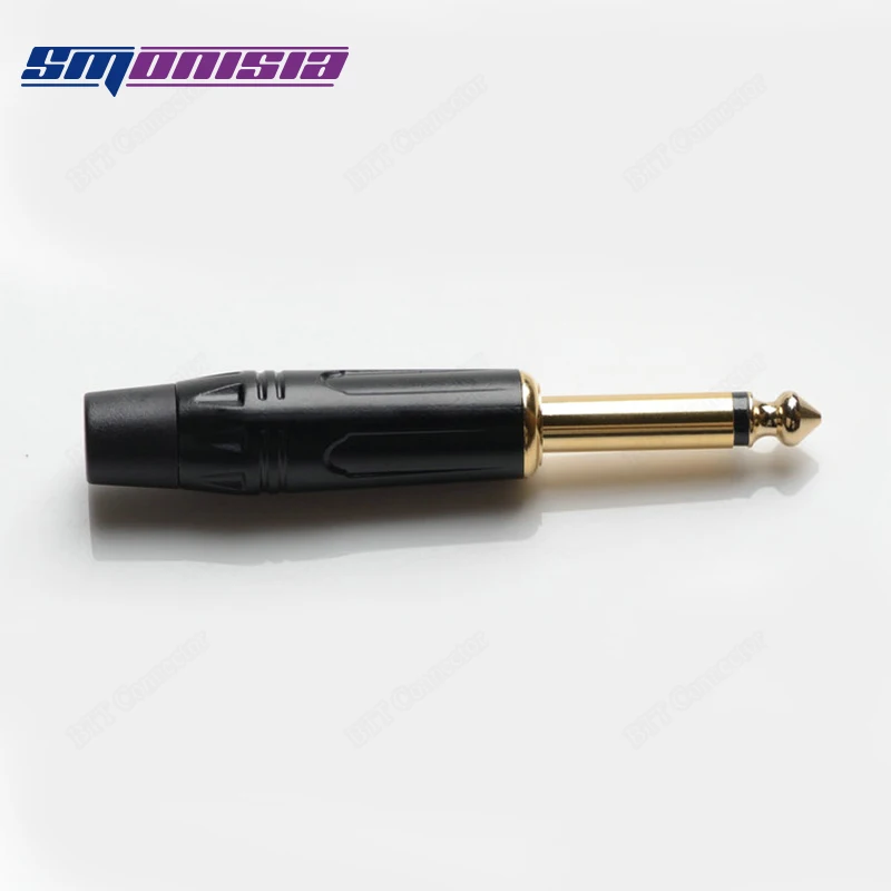 10 шт. 1000 штекер для микрофонной аудиоконсоли TS 6 35 5|plug connector|plug 6.35plug audio |