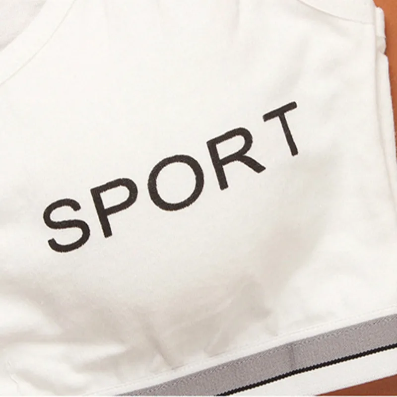 2 шт./лот детский лифчик с вставками для груди Детские тренировочные бюстгальтеры