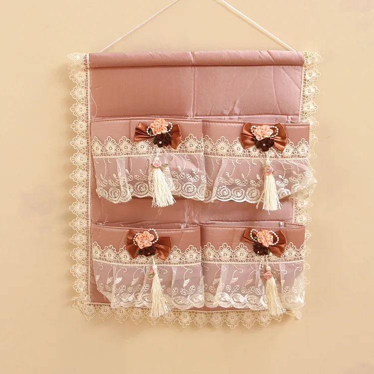 Новая кружевная подвесная сумка для хранения утолщенная настенная дверь в