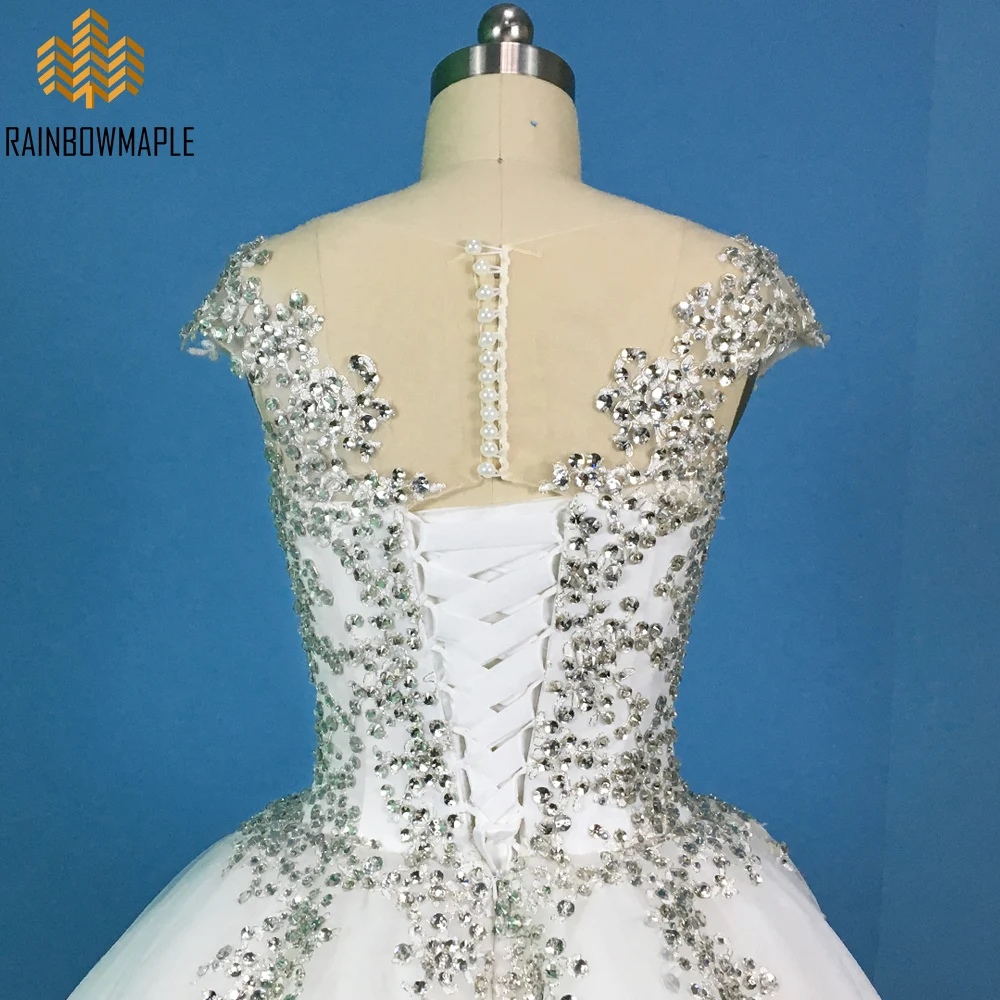 Великолепный Кристалл Кружева бальное платье торжественные платья В стиле