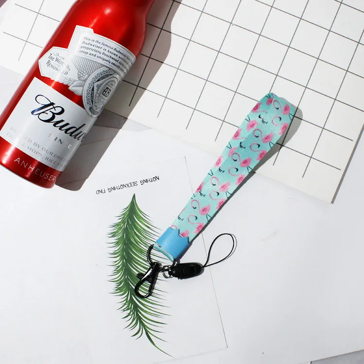Short Lanyard4 Милый мультяшный ремешок на шею для держателей ID карт, ремешки для офиса, ремешки на шею для камеры, MP3, мобильного телефона, Висячие стропы, веревка - Цвет: Short Lanyard4