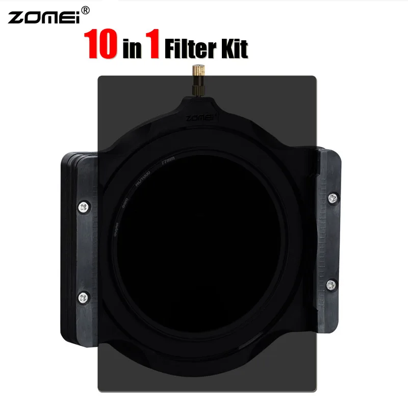 10 в 1 Zomei 100x150 мм градиент + полноцветный ND2 ND4 ND8 ND16 100 многофункциональный держатель