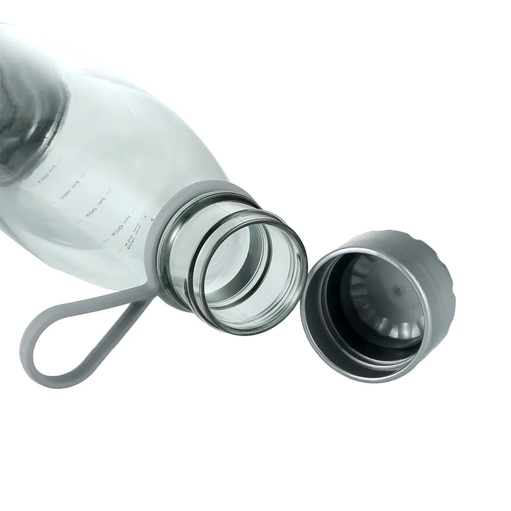FREELOVE BPA бесплатно силиконовые ручки Нескользящие съемная нижняя Бутылки для воды