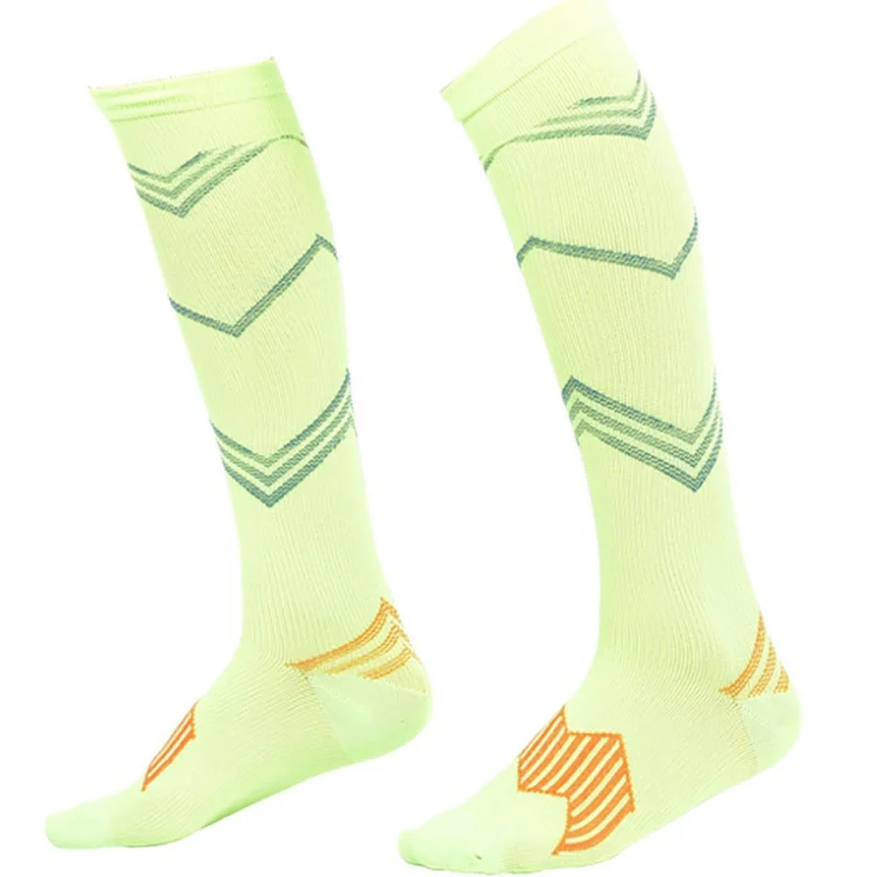 Мужские спортивные носки высокого давления длинные без пятки высокие эластичные
