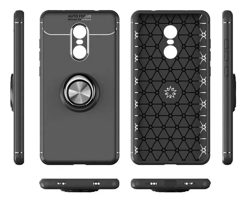 Чехол с металлическим кольцом Fecoprior Note4X для Xiaomi Redmi Note 4X задняя крышка