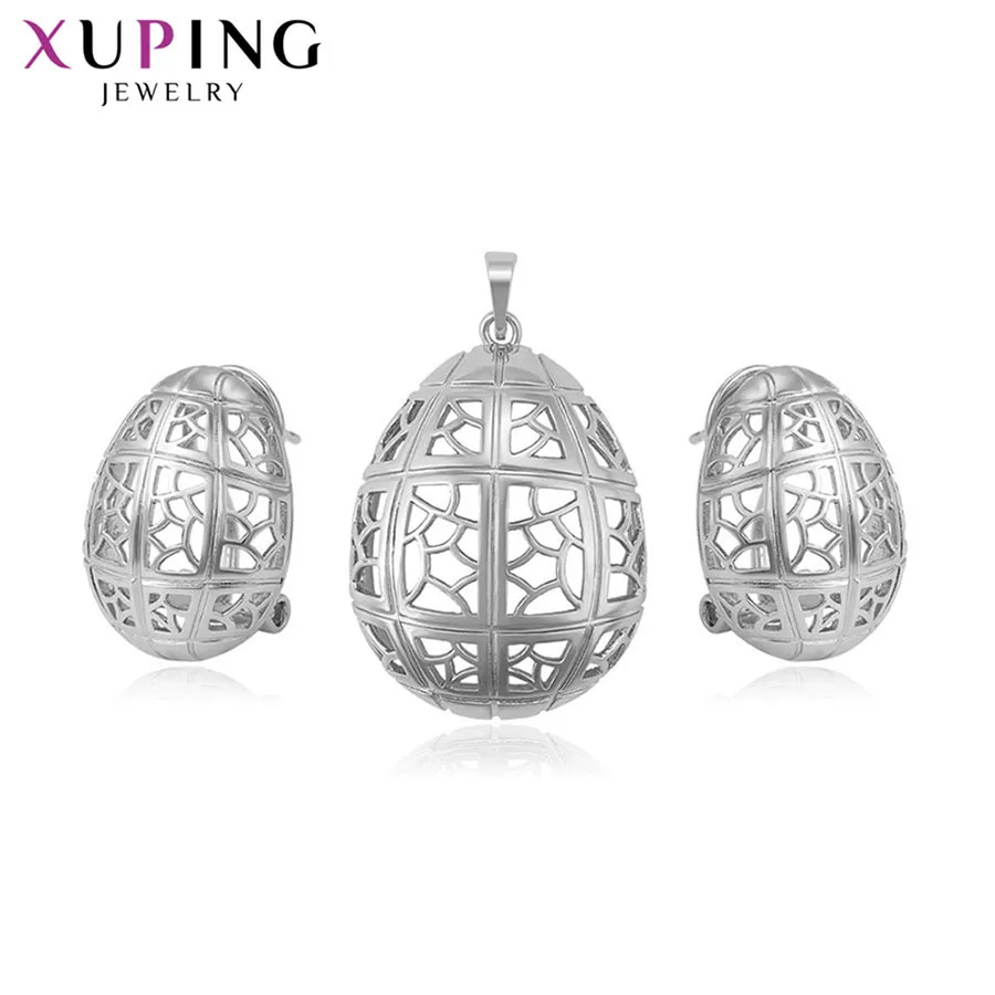 Xuping Новое поступление винтажные полые круглые Ювелирные наборы с любовным