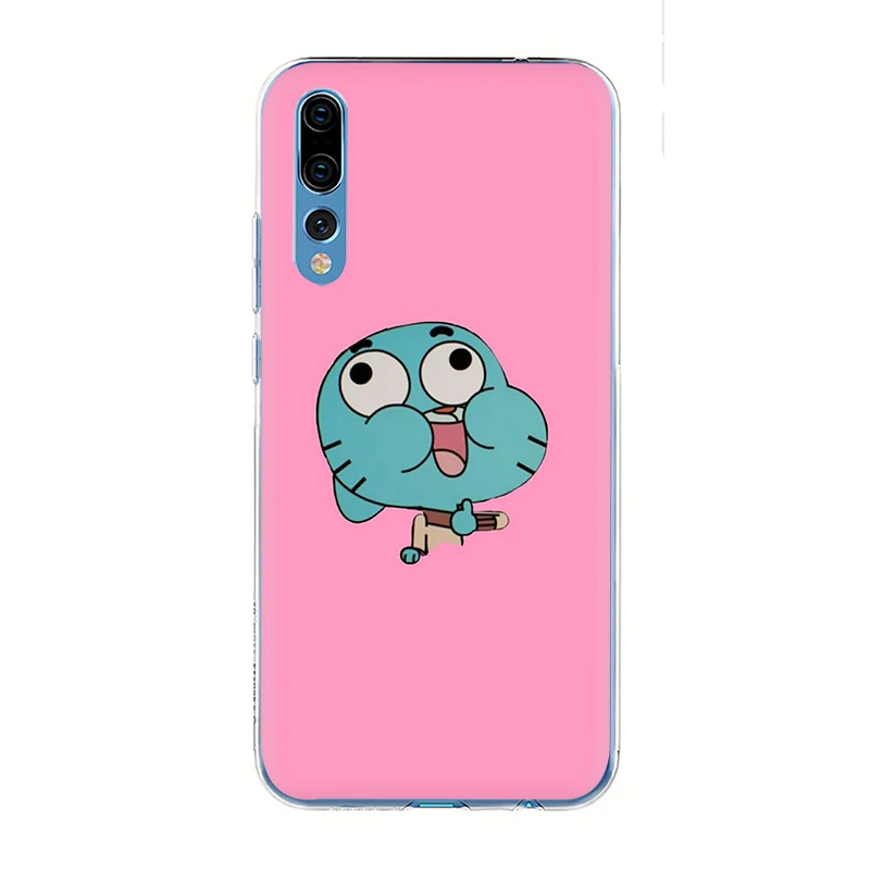 Удивительный мир Gumball жесткий чехол для телефона huawei P8 P9 P10 P20 P30 Pro Lite Mini P Smart Z Plus - Цвет: H4