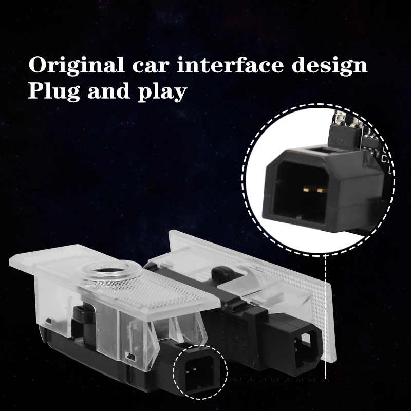 2 шт. светодиодный светильник для двери с логотипом Ghost Shadow проектор Добро