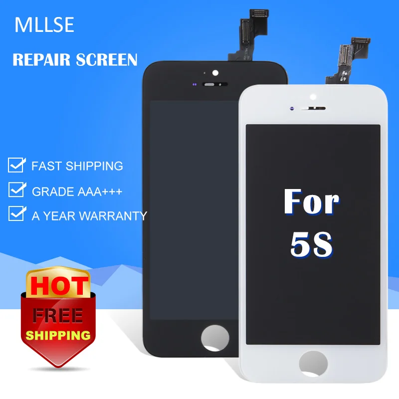 10 шт./лот Распродажа для Iphone 5s 5c 5g ЖК дисплей с сенсорным экраном дигитайзер в