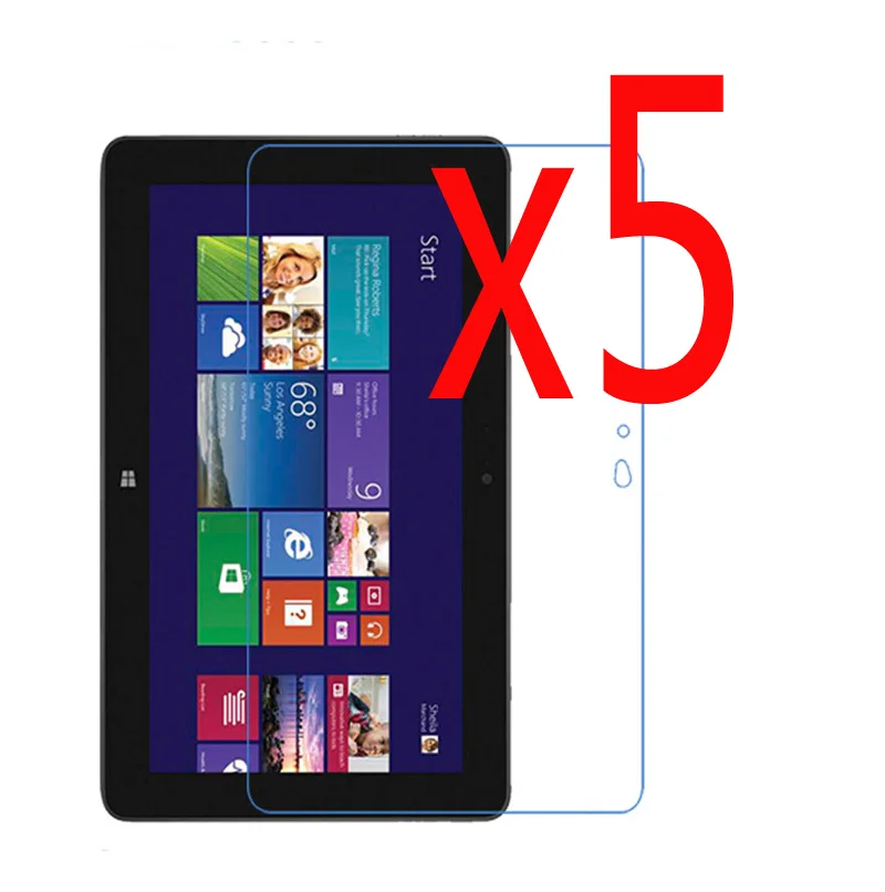 5x пленка + чистая ткань Антибликовая матовая защитная для экрана Dell Venue 11 Pro 5130 7130 10