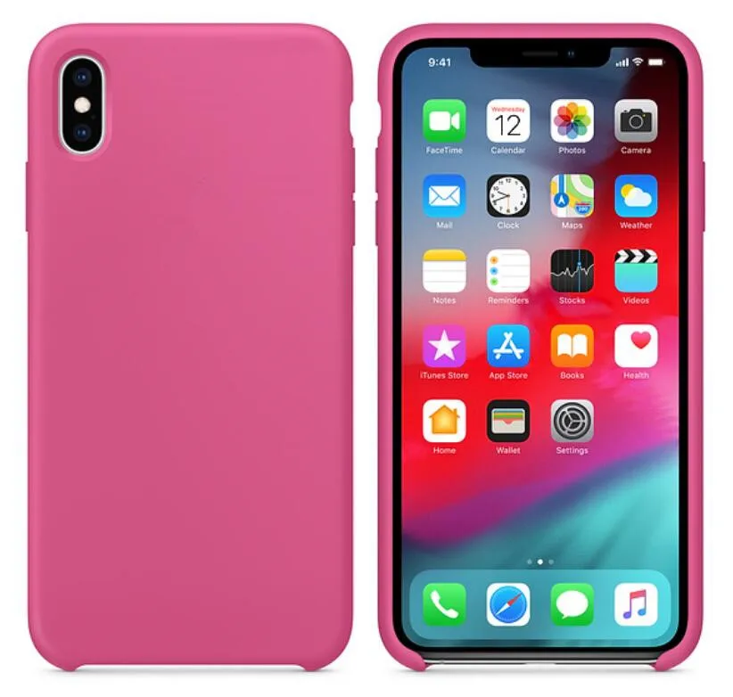 dragon fruit Для iphone Xs Max чехол с офоническим логотипом Жидкая силиконовая резина мягкая подушка из микрофибры чехол для телефона iphone Xs Xr Xs Max - Цвет: dragon fruit
