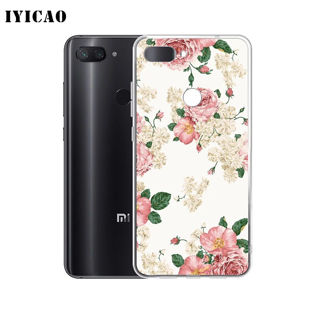 IYICAO винтажный цветочный Мягкий силиконовый чехол для телефона Xiaomi Redmi 4A 5A 6A Note 7 6 5