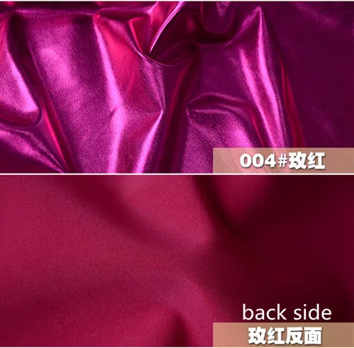 D 150 см* 50 см, растягивается до Блестящий Золотой Фольга бронзового цвета спандекс ткань Материал искусственная кожа Глянцевая кожаная ткань для плетения браслетов, костюм для сцены, косплея, платье - Цвет: D