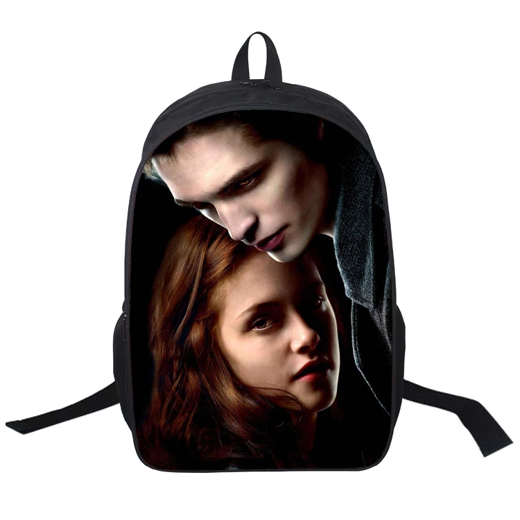 009 16 дюймов сумеречный рюкзак на заказ двойная молния сумка Mochila Feminina школьная сумка Mujer Mochila Подростковая дорожная сумка - Цвет: 009