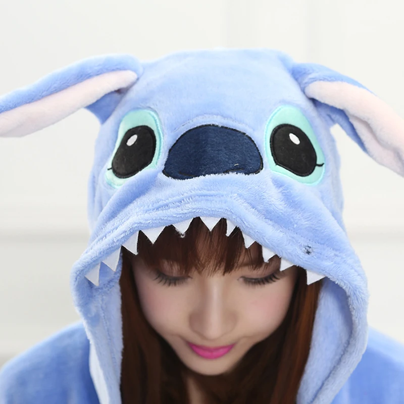 Женский Комбинезон кигуруми для взрослых синий костюм косплея Ainme вечерние