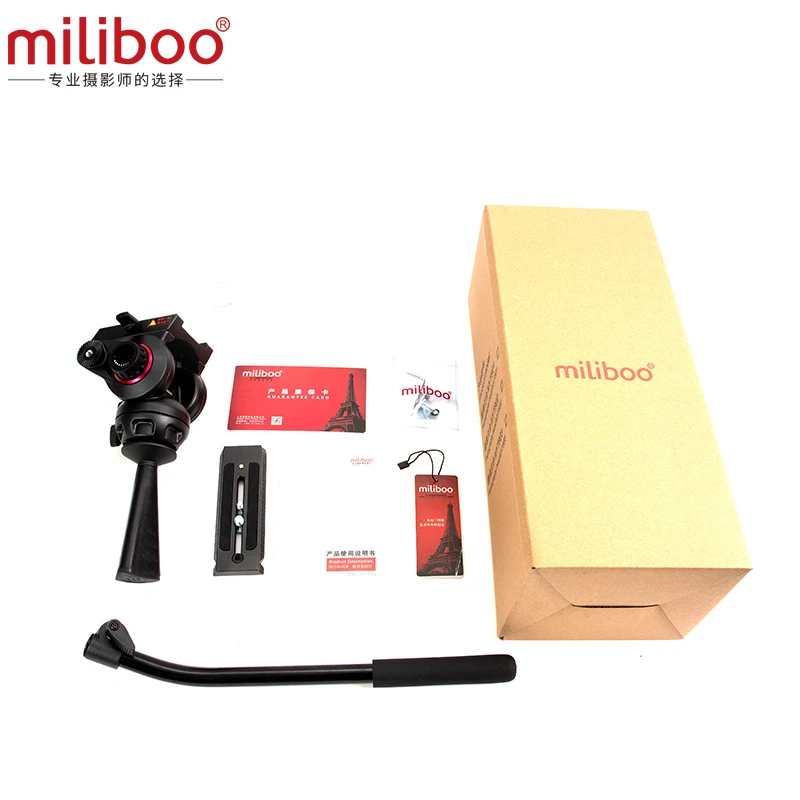Miliboo MYT803 Базовая плоская жидкостная видеоголовка с размером чаши 75 мм Модернизированная регулируемая демпфирующая конструкция для штативаподставки для камеры (art.: 3920ceca7bfb3) - 3920ceca7bfb3