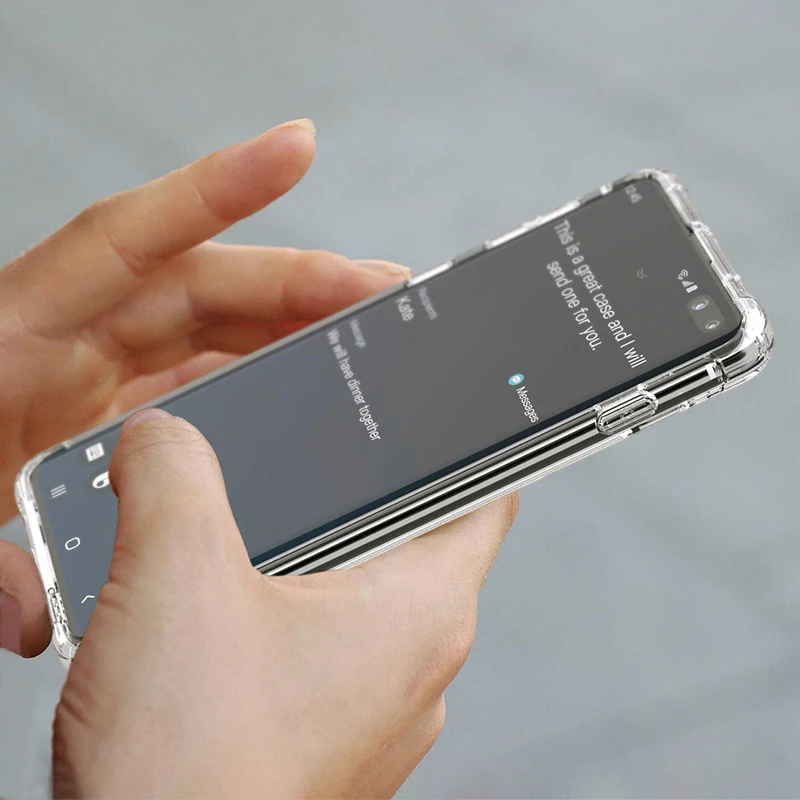 Прозрачный мягкий силиконовый чехол из ТПУ для Samsung Galaxy S10 S10E Plus | Мобильные