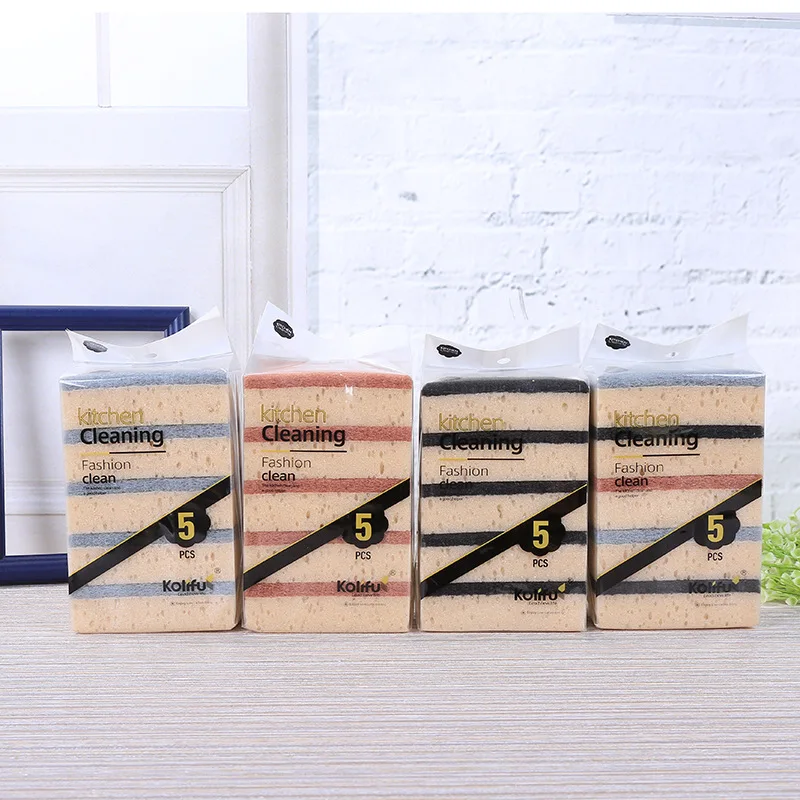 5 штук упак. Волшебная салфетка для посуды губка кухни чистящая ткань мытья