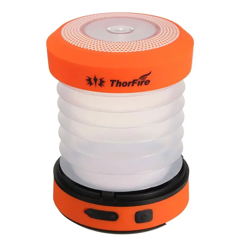 ThorFire 30-125LM светодиодный кемпинг Фонари DC 5 V USB Перезаряжаемый мини-фонарик факел свет лампы CL01 Складная рукоятка Пеший Туризм