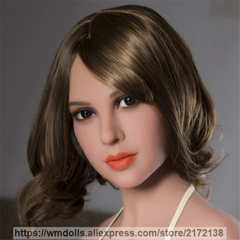 WMDOLL новые секс куклы голова настоящая силиконовая кукла для любви головы