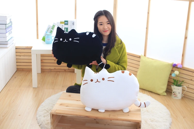 Kawaii подушка для кошки с полипропиленовым хлопком внутри бисквиты детские игрушки кукла плюшевые детские игрушки большая наволочка Peluche подарок для друзей детей