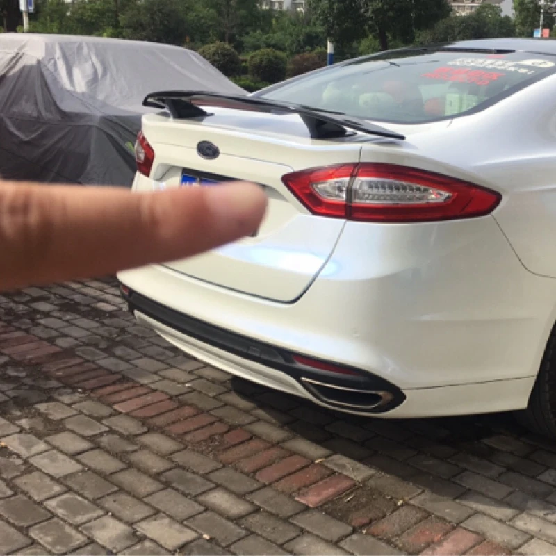 SHCHCG для Ford Mondeo 2013 2014 2015 2016 2017 ABS пластик Неокрашенный праймер цвет задний спойлер