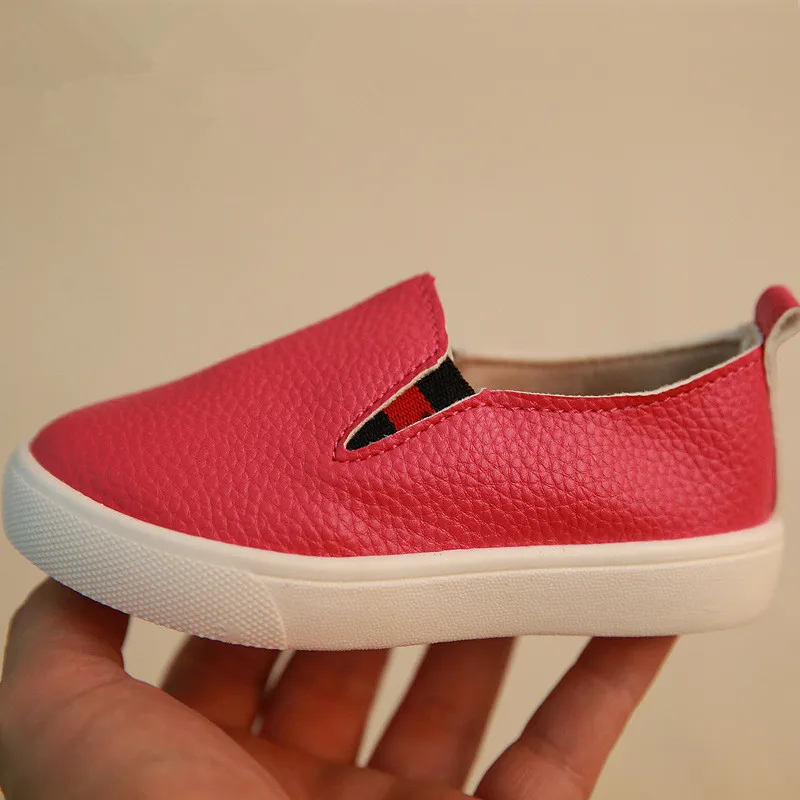 Akexiya для маленьких мальчиков девочек детская slip-on Лоферы женщин оксфорды на
