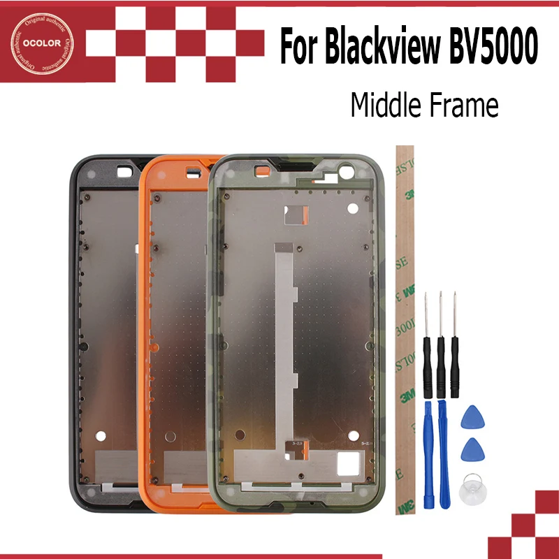 ocolor for Blackview BV5000 Display Screen Middle Frame Case Cover Waterproof Shockproof Protector A Shell For |
