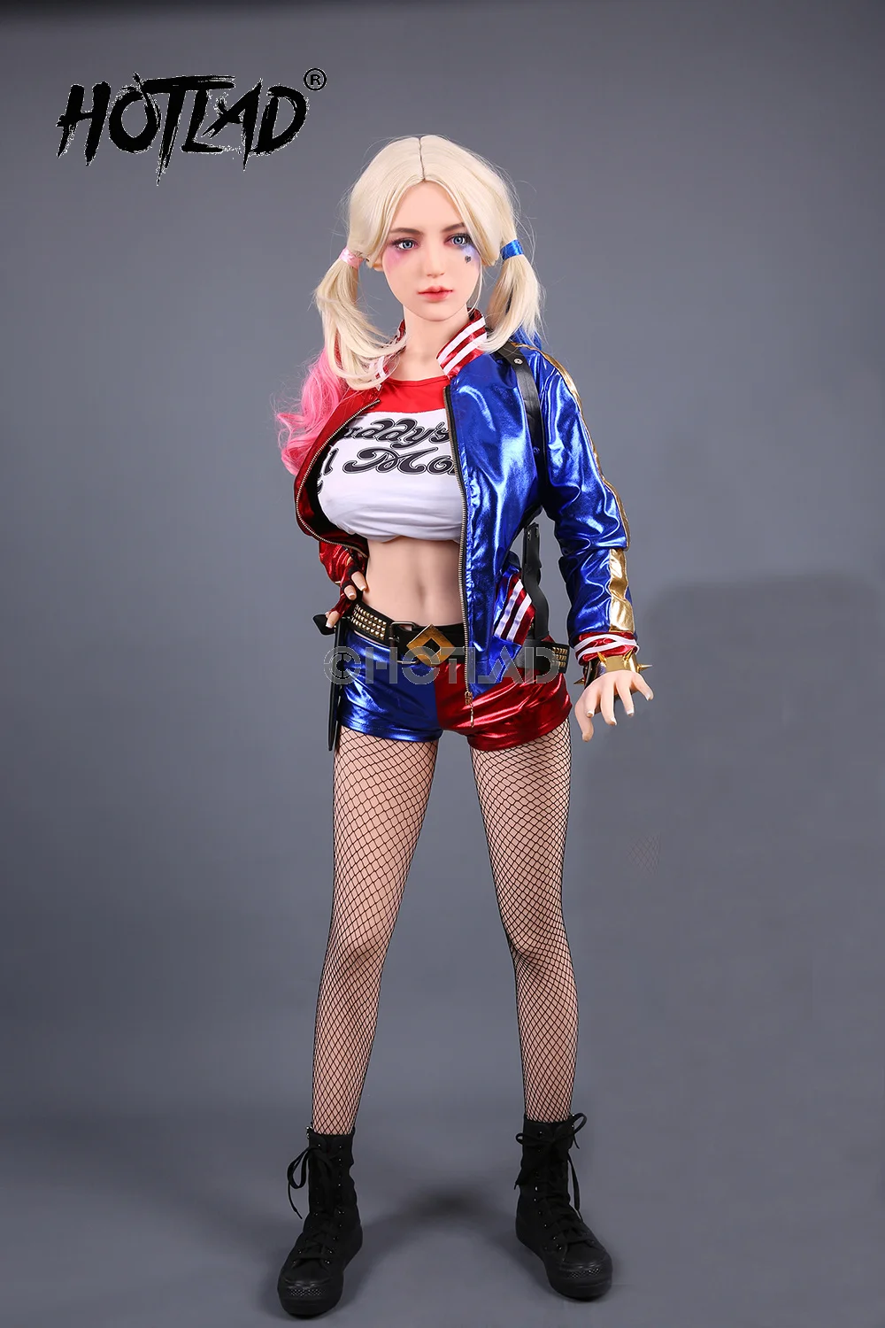 Клоун леди аниме секс кукла Харли Косплей реалистичные силиконовые куклы