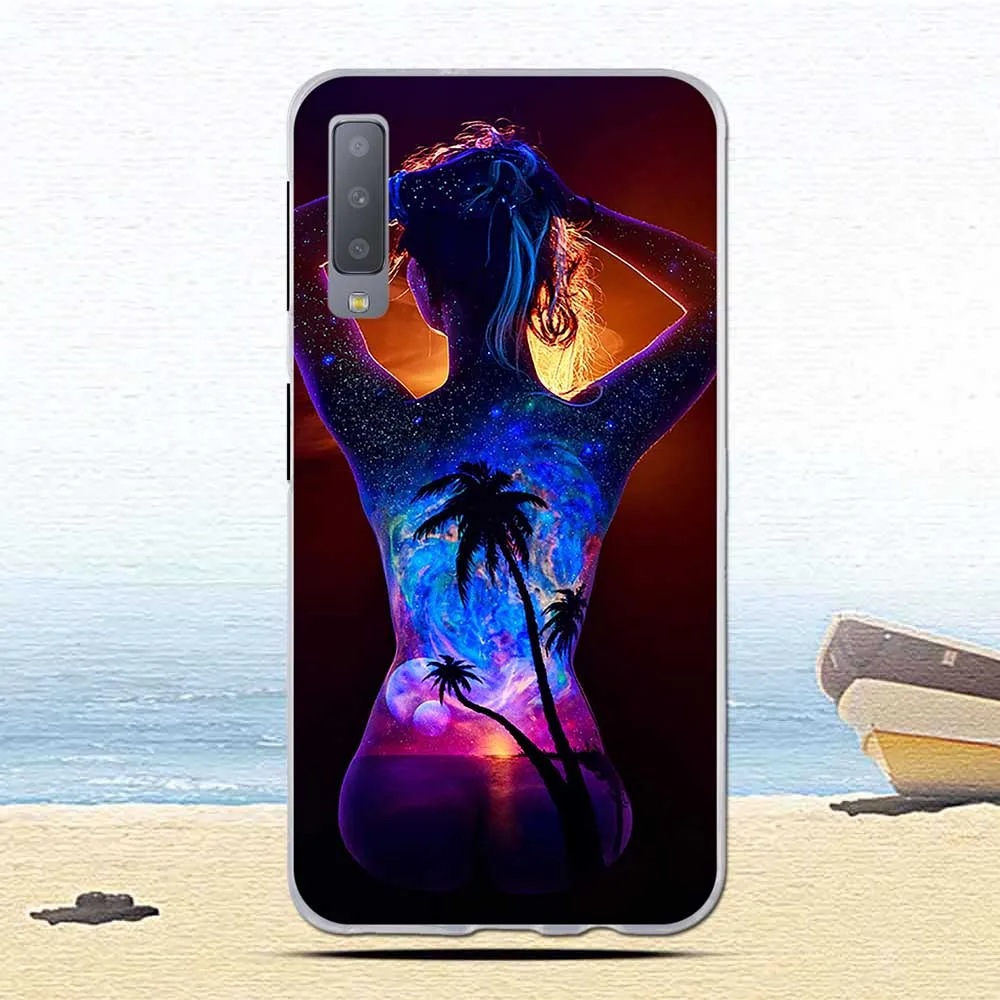 For Samsung Galaxy A7 2018 Phone Cover Soft Cases Silicone Printing Back Case A750 A750F 6.0 inch |